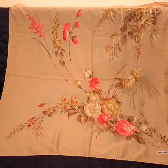 Franco Laurenti women silk scarf 33/33, $ 35 - Picture 3 of 3